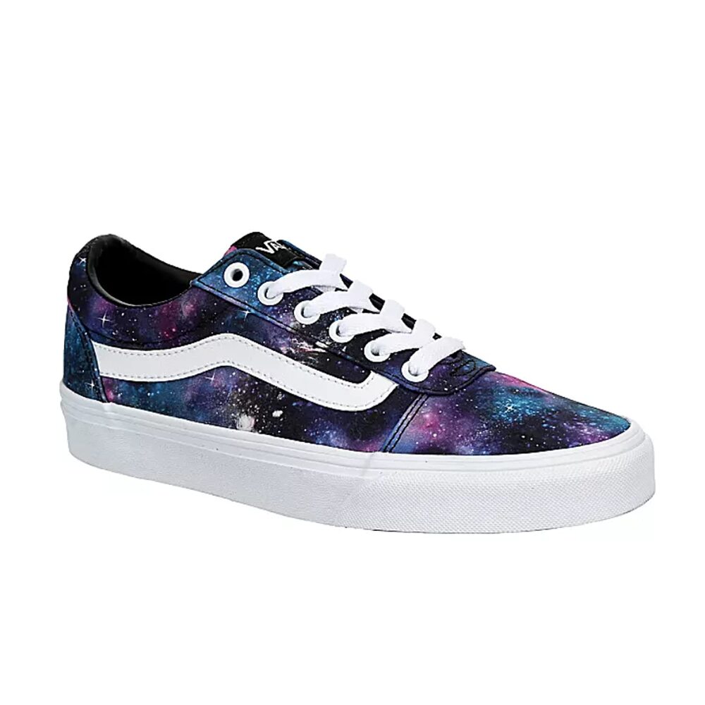 NWT Vans Ward Galaxy Sneakers, Stylish Skate-Inspired Shoes - Unisex Size 8